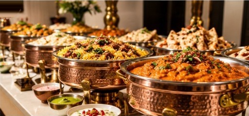 Urban Tadka Indian Catering Buffet Spread